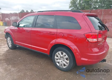 2017 Dodge Journey Se from USA, damaged, VIN 3C4PDCAB8HT581606
